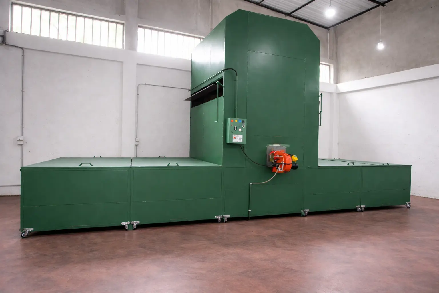 Oilfired flatbed dehydration dryer in Sri Lanka by SaviruTech